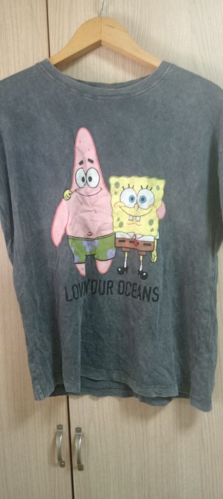 Camiseta Spongebob y Patrick Mujer