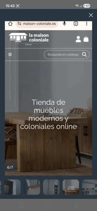 Estantería Maison Coloniale Madera maciza