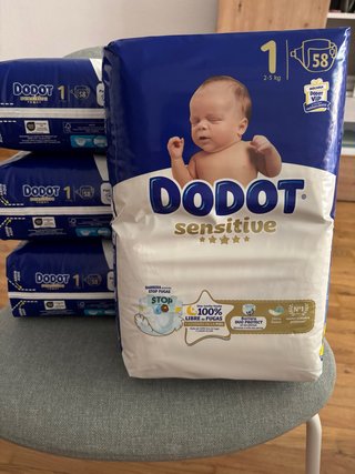 Dodot Sensitive Talla 1 (2-5 kg) - 58 pañales