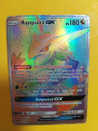 Rayquaza GX + Rayquaza arcoíris