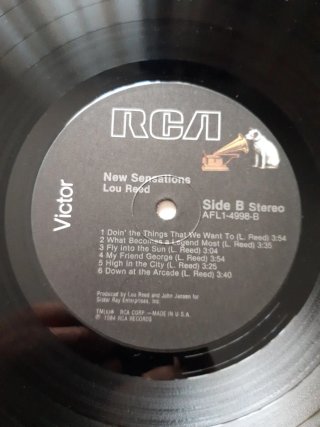 Vinilo Lou Reed New Sensations