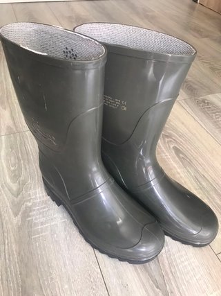 Botas de agua seguridad/trabajo verdes