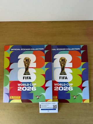 2 ÁLBUMES FIFA WORLD CUP MUNDIAL 2026 STICKERS