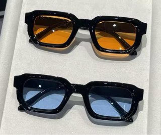 Gafas de Sol Unisex Negras y Naranjas