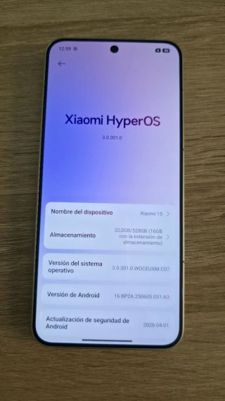 Smartphone Xiaomi 15 Bianco