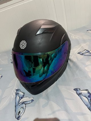 Casco Moto Modular Talla M Negro