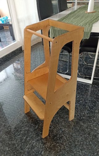 Torre aprendizaje infantil Montessori madera