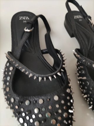 Sandalias Zara Talla 36 Tachuelas