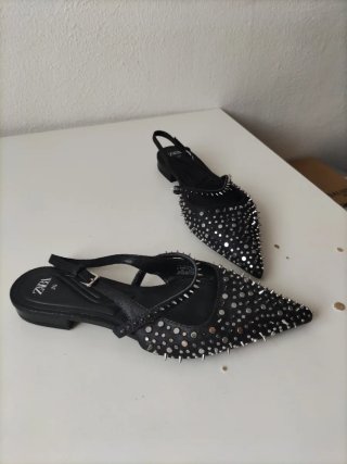 Sandalias Zara Talla 36 Tachuelas