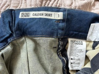 Falda vaquera Tommy Hilfiger azul