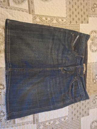Gonna Jeans Blu