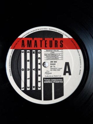 Vinilo The Amateurs - Clubs Cerrado