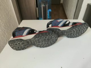 Sandalias Geox niño azul y gris