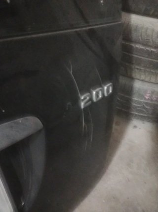Sin Cerradura ni tirador Maletero Mercedes 200