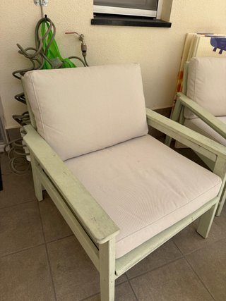 Conjunto sillones y mesa jardín