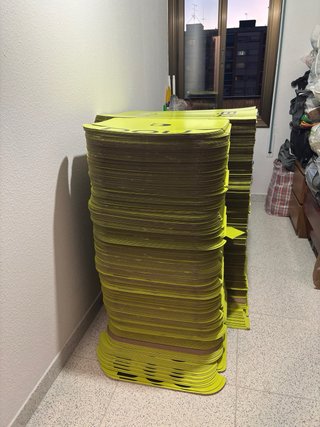 100 Cajas Autoarmables Kraft plegables