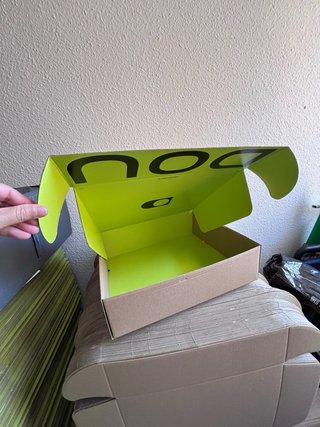 100 Cajas Autoarmables Kraft plegables