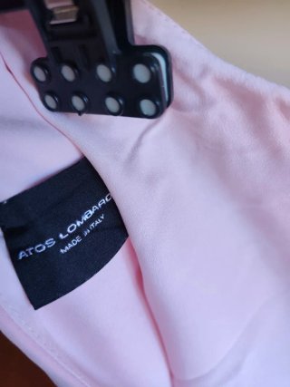 Vestito tubino rosa tg. 44