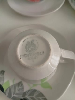 Juego de café Pontesa floral