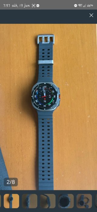 Samsung Galaxy Watch Ultra LTE Negro/Plateado/gris