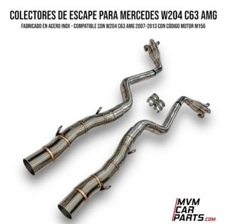 Línea de Escape para Mercedes C63 AMG W204