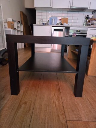 Mesa de centro Ikea negra