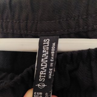 Pantalón ancho negro