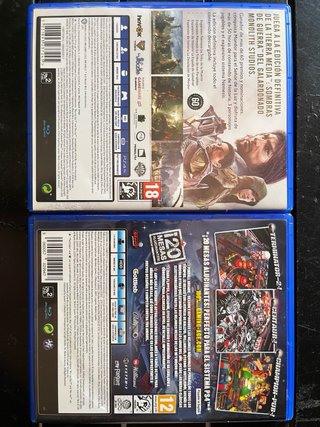 Juegos PS4 25€/unidad