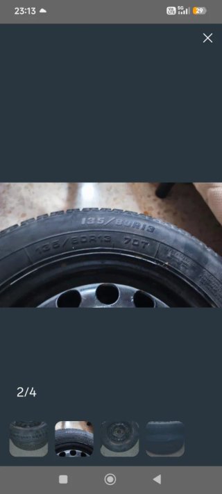 Rueda de carro náutico 185/80R13