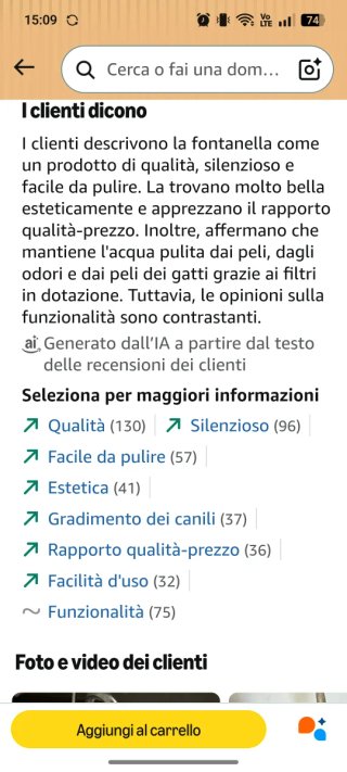 Fontanella Gatti Acciaio Inox Nuova