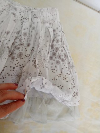 Falda corta estampada Talla S