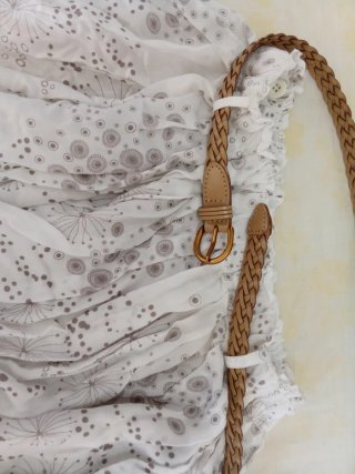 Falda corta estampada Talla S