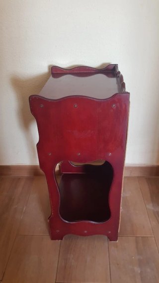 Mesita auxiliar vintage madera