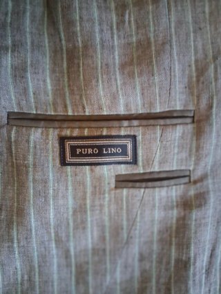 Chaqueta de hombre de lino