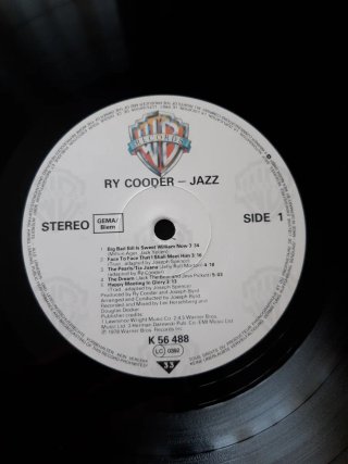 Ry Cooder Jazz Vinilo