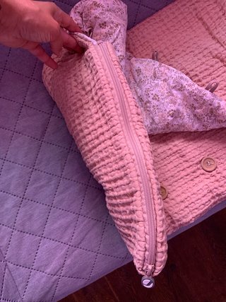Saco Jané capazo/maxicosi rosa