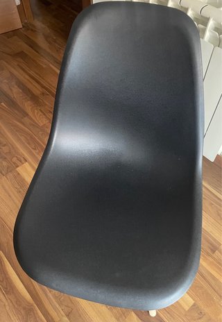 3 Sillas Comedor Sklum Negras