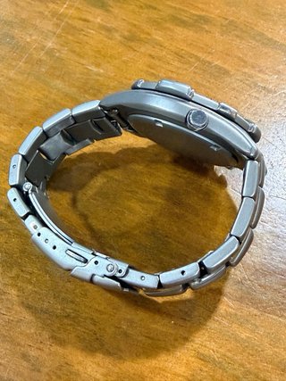 Reloj Citizen Titanium WR 100 Cronógrafo Alarma