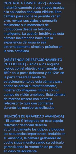 NUEVO! (110€) Mirror Dash Cam 9.66”