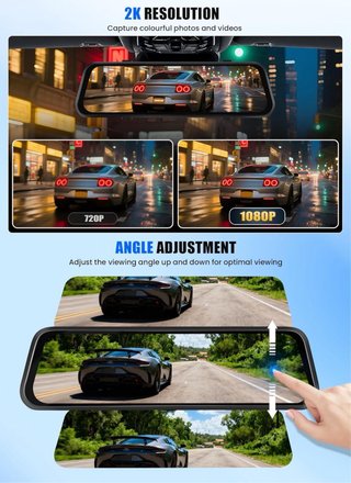 NUEVO! (110€) Mirror Dash Cam 9.66”