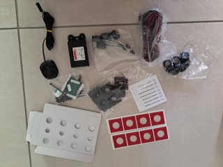 Kit 4 sensori parcheggio posteriore Gemini