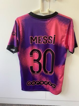 Camiseta Jordan PSG Morada y Rosa