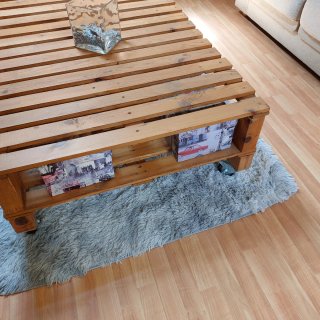 Mesa de Palets Grande con Ruedas