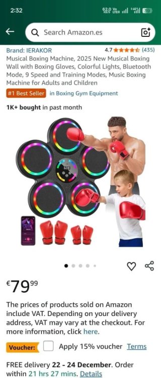 máquina de boxeo musical