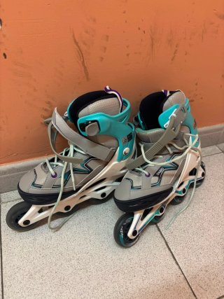 Patines Oxelo niña regulables T35-38