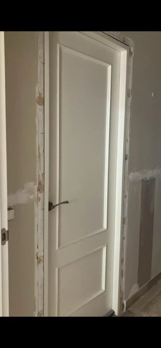Puertas de interior lacadas en blanco