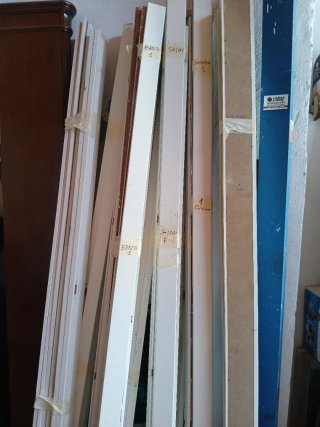 Puertas de interior lacadas en blanco