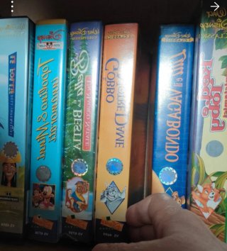 12 VHS Disney Originali Italiani