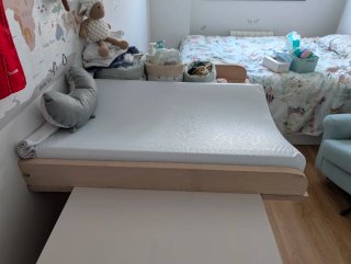 Cambiador bebé madera maciza
