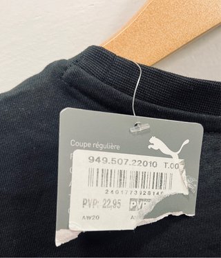 Camiseta Puma Negra Talla M
